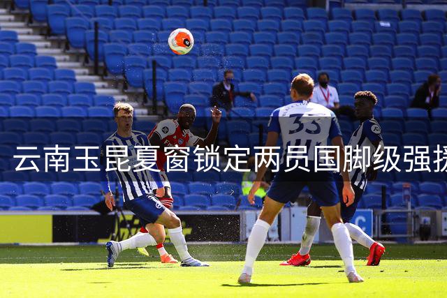 云南玉昆夏窗锁定两员国脚级强援 段刘愚两年长约加盟补强中场
