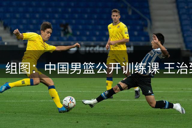 组图：中国男篮公开训练课 王治郅与赵继伟交流