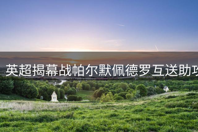 英超揭幕战帕尔默佩德罗互送助攻 两将落选世界杯后强势爆发